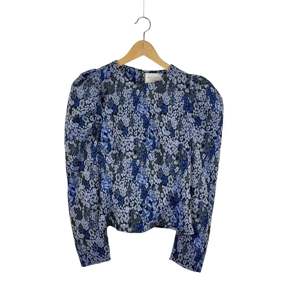 NWT Hyacinth House Priscilla Puff Sleeve Top